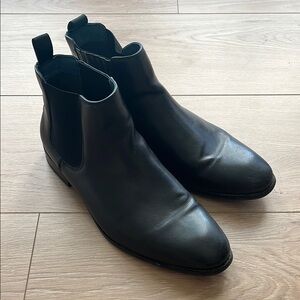 Men’s Steve Madden Black Leather Chelsea Boots size 13